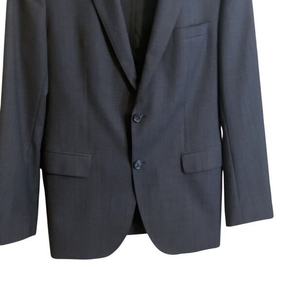 Hugo Boss Men's Jacket Navy Blue 42R The Jam75 Slim Fit Virgin Wool - Picture 4 of 16